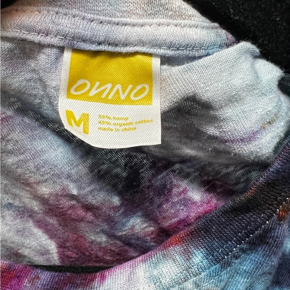 Custom tie dye on Hempsmith base short ($40 before dye applied) - Picture 3 of 4